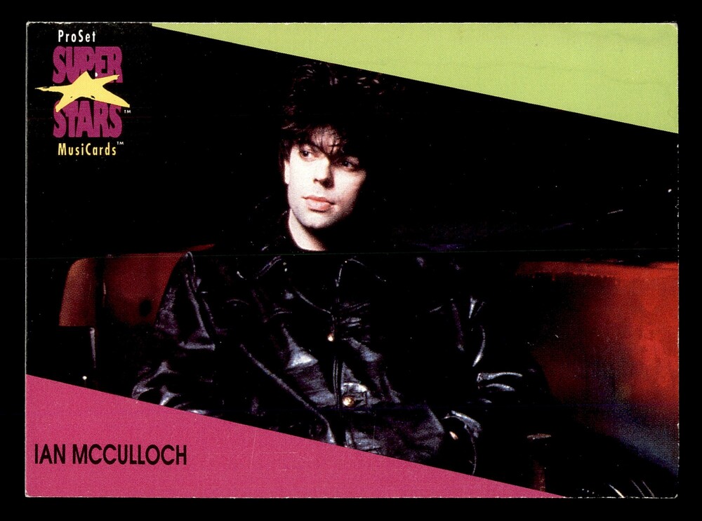 Pro Set Super Stars Musicards Ian McCulloch Trading Card 73